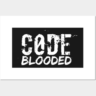 Coder shirt codeblooded Posters and Art